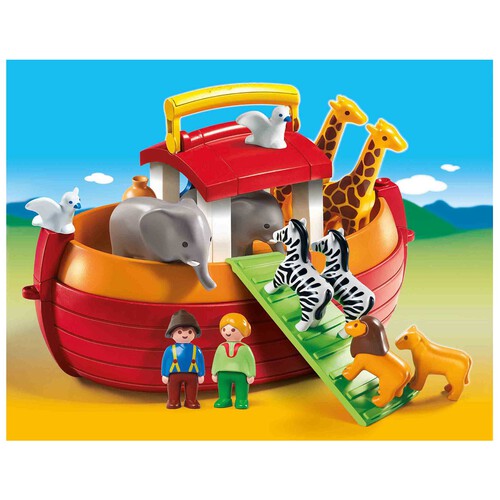 PLAYMOBIL 1.2.3 arca de noé maletín