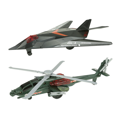 Aviones y helicópteros de juguete. ONE TWO FUN.