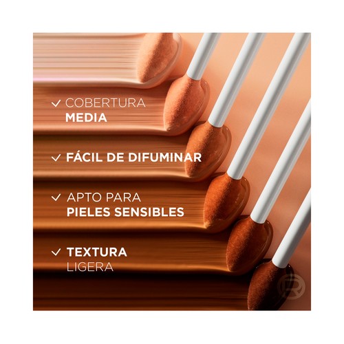 L´ORÉAL PARIS Accord parfait tono 4N Sérum corrector con ácido Hialurónico y cafeína.