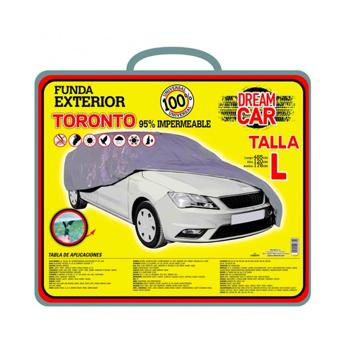 Funda Exterior Turismo Compacto Dream Car Talla L 485x178x120 Cm