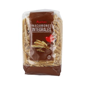 Imagen de PRODUCTO ALCAMPO Pasta macarrones integrales PRODUCTO ALCAMPO paquete de 500 g.