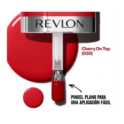 REVLON Ultra hd snap! tono 030 Cherry on top Esmalte de uñas de secado rápido.