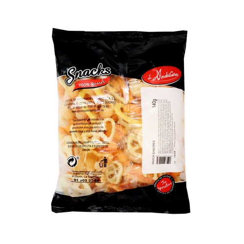 LA MADRILEÑA Snacks sabores 140 g.