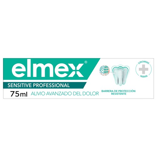 ELMEX Pasta de dientes (dentífrico) para el alivio instantáneo de la sensibilidad dental 75 ml.