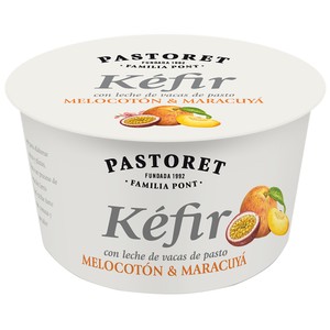 Pastoret Kéfir con Melocotón y Maracuyá Elaborado con Leche de Vacas de Pasto 170g. 170 G