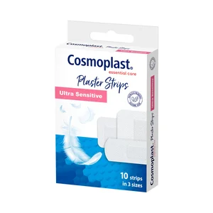 COSMOPLAST Ultra sensitive Apósitos para heridas de tela blanca y suave de diferentes tamaños 10 uds.