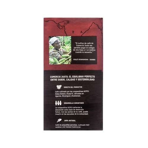 INTERMÓN OXFAM TIERRA MADRE  Café molido descafeinado 250 g.
