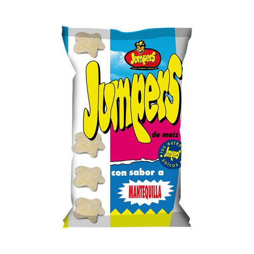 JUMPERS Aperitivo sabor mantequilla JUMPERS 90 g.
