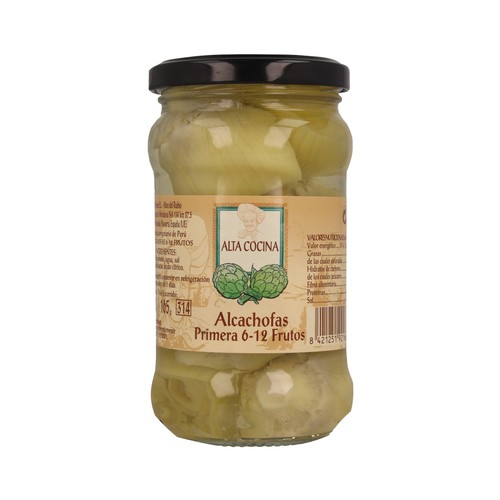 ALTA COCINA Alcachofas corazones primera 6/12 uds. 165 g.