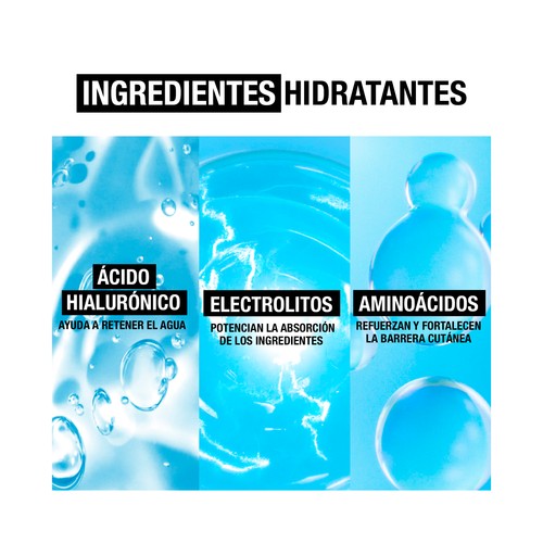 NEUTRÓGENA Hydro boost Gel hidratante facial para pieles normales y mixtas 50 ml.