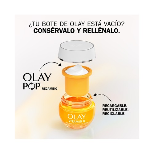 OLAY Vitamin C Crema de dái hidratante con FPS 30, para una piel más luminosa 50 ml.