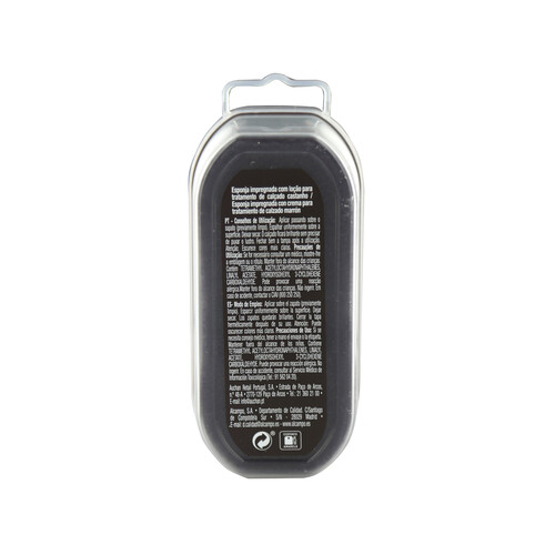 PRODUCTO ALCAMPO Esponja autobrillante para limpiar especial calzado marrón PRODUCTO ALCAMPO, 1 ud.
