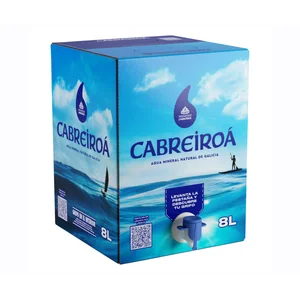CABREIROA Agua mineral en caja de cartón 8 l.