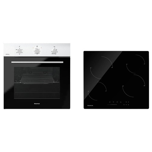 Conjunto de Horno + vitrocerámica TAURUS HS565IXM + V6041S. 