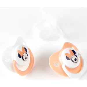 Lote de 2 chupetes para bebés entre 0 y 6 meses, MINNIE MOUSE.