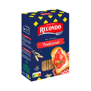 RECONDO Tradicional  Pan tostado tradicional, 30 uds   270 g.