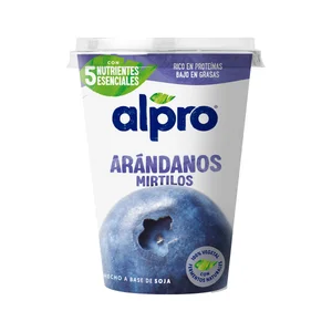 ALPRO Especialidad de soja, con fermentos naturales y arándanos 500 g.