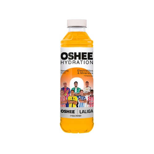 OSHEE Bebida isotónica de naranja 555 ml.