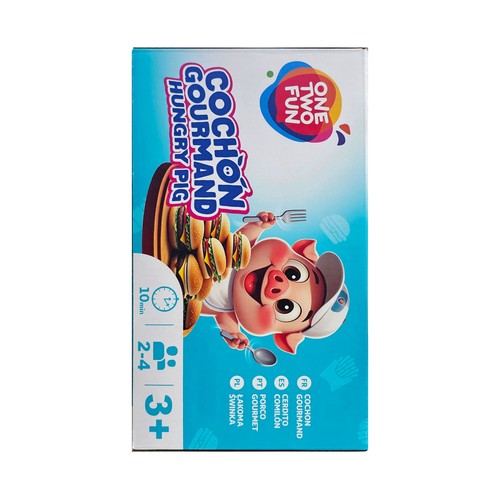 Juego de mesa El Cerdito Comilón, de 2 a 4 Jugadores +3 Años ONE, TWO FUN