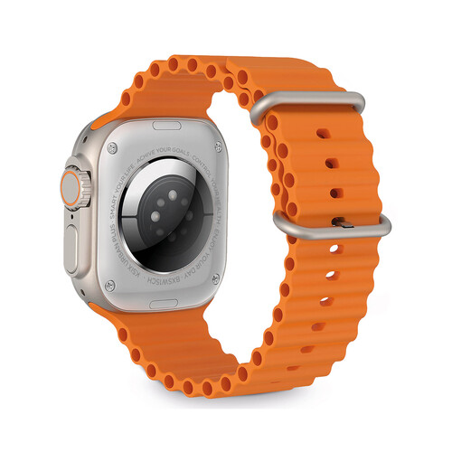 Smartwatch KSIX Urban plus, color naranja.