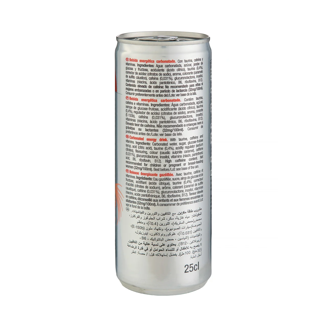Bebida energética Energy Drink 25 cl.