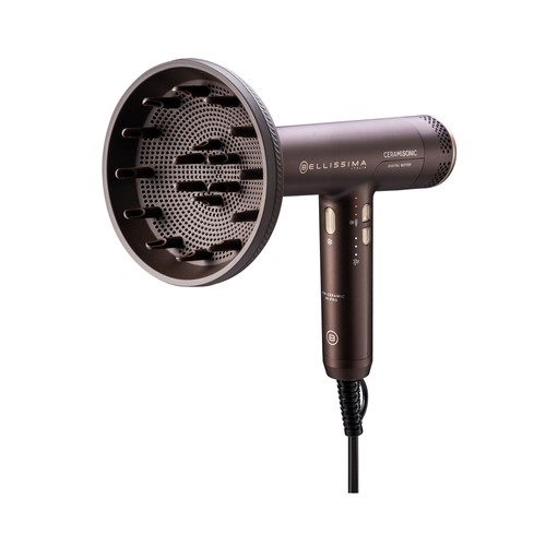 Secador BELLISSIMA Ceramisonic, potencia 1700W, 3 temperaturas, 3 velocidades, con difusor