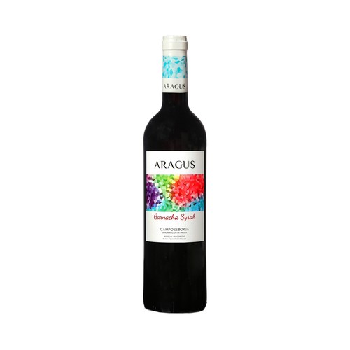 ARAGUS  Vino tinto con D.O. Campo de Borja botella de 75 cl.