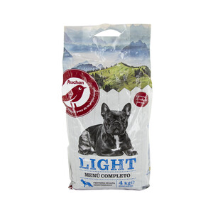 PRODUCTO ALCAMPO Pienso para perros a base de carne y arroz PRODUCTO ALCAMPO LIGHT 4 kg.