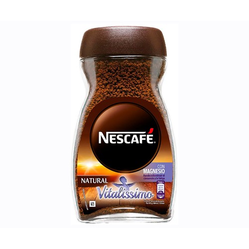 Café soluble natural con magnesio NESCAFÉ VITALÍSSIMO 200 g.