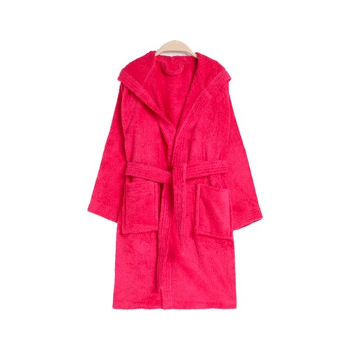 Albornoz rizo talla 6-8 color fucsia. JOSE ALBERO PUERTO, S.L.