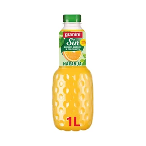 GRANINI Bebida de naranja sin azúcares añadidos 1 l.