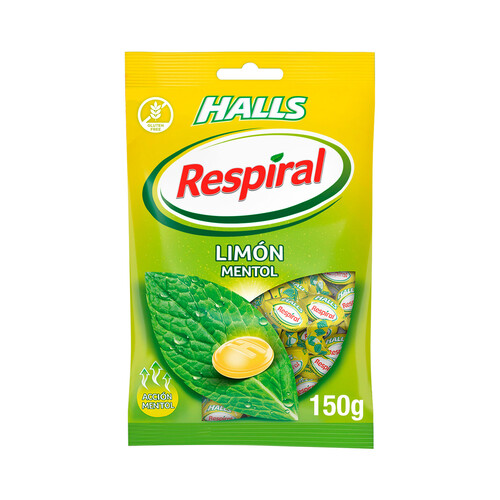 RESPIRAL Caramelos de limón y mentol RESPIRAL 150 g.