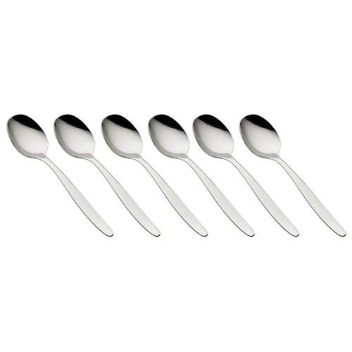 Set de 6 cucharillas de café de acero inoxidable, MALTA.