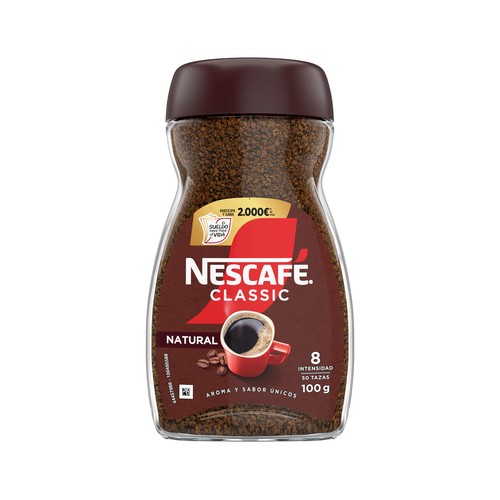 Café soluble natural NESCAFÉ CLASSIC 100 g.