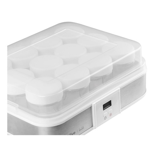Yogurtera QILIVE Q.5111,  21,5W, con temporizador de 15 horas, 12 vasos de 20cl.
