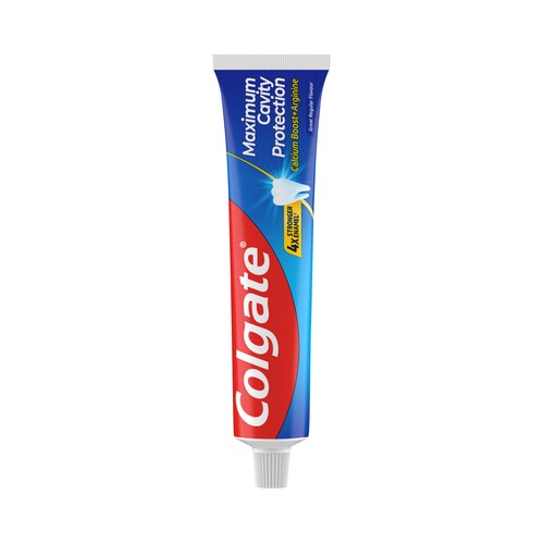 COLGATE Maximum caries protection Pasta de dientes para un esmalte 4 veces más fuerte 2 x 75 ml.