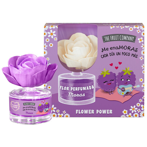 THE FRUIT COMPANY Flor difusora perfumada con aroma a mora 50 ml.