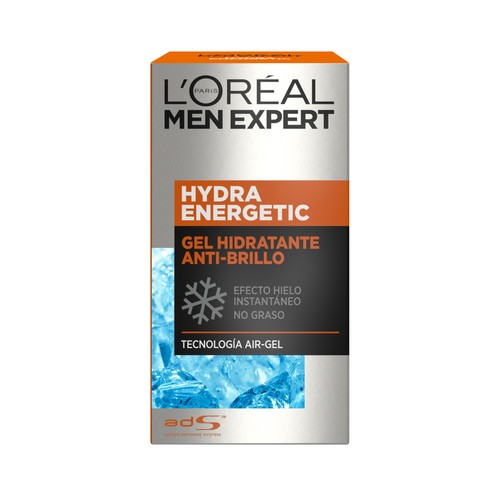 L´ORÉAL MEN EXPERT Gel hidratante anti-brillos para hombre L"ORÉAL MEN EXPERT Hydra energetic 50 ml.