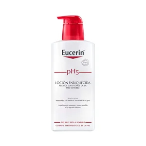 EUCERIN Loción corporal enriquecida, para piel muy seca y sensible EUCERIN pH5 400 ml.