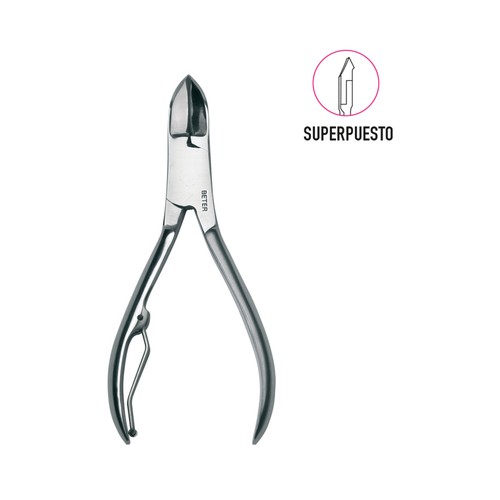 BETER Alicate de manicura de 11 cm, para el corte de uñas BETER.