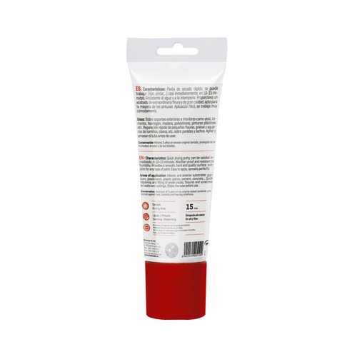 Aguaplast instantáneo, enluce, alisa y tapa, BEISSIER Aguaplast Instantáneo, 200ml.