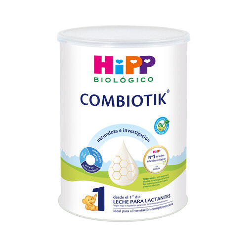 HIPP Biológico combiotik Leche en polvo (1) de inicio para recién nacido 800 g.