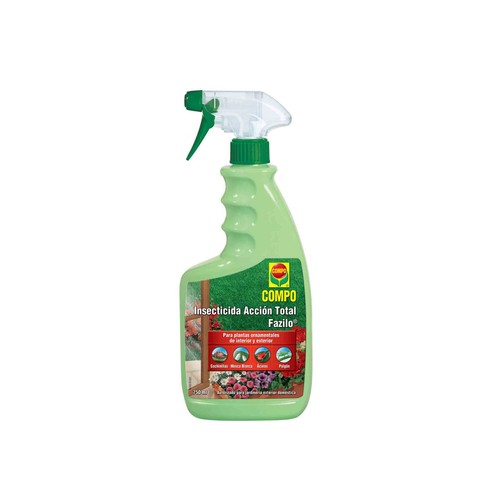 Spray de 750 mililitros de insecticida de acción total para plantas ornamentales COMPO Fazilo.