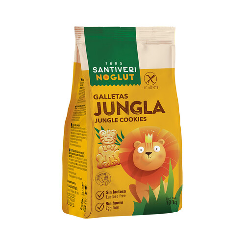 Alcampo NOGLUT Galletas Sin Gluten jungla 100 g
