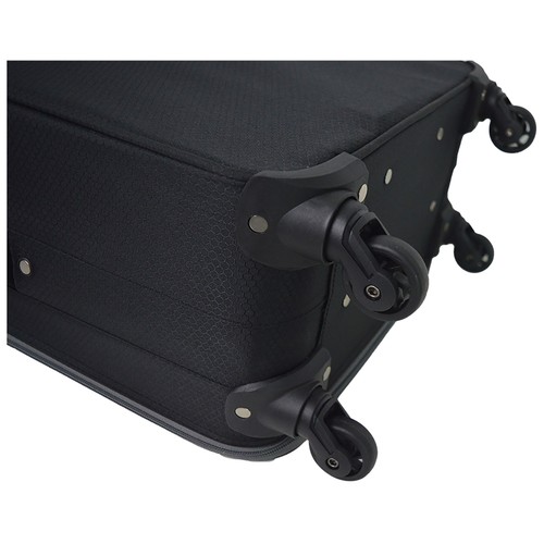 Maleta grande tipo trolley 4 ruedas air soft  77 cm negro. AIRPORT