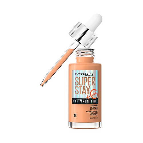 MAYBELLINE Super stay skin tint Tono 48  Base de maquillaje ligera de larga duración.