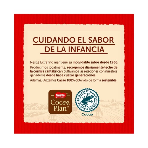 NESTLÉ Extrafino Chocolate con leche 270 g.