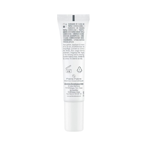 THERMALE AVÉNE Hyaluron activ B3 Contorno de ojos triple corrección 15 ml.