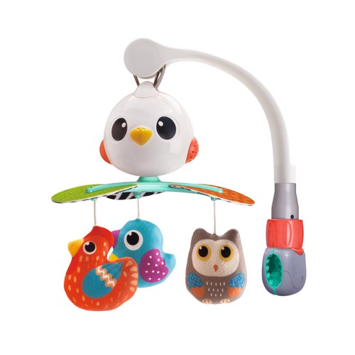Móvil Carrusel Musical de Pajaritos para cuna o carro de bebé, relajante y desarrollo cognitivo +0 Meses ONE, TWO FUN Baby