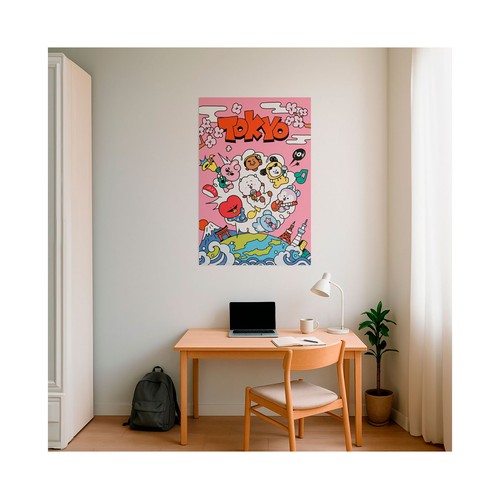 Poster bt21 world voyage. ERIK